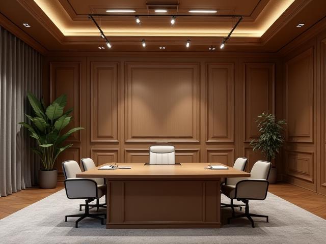 Elegant office setting symbolizing wealth management